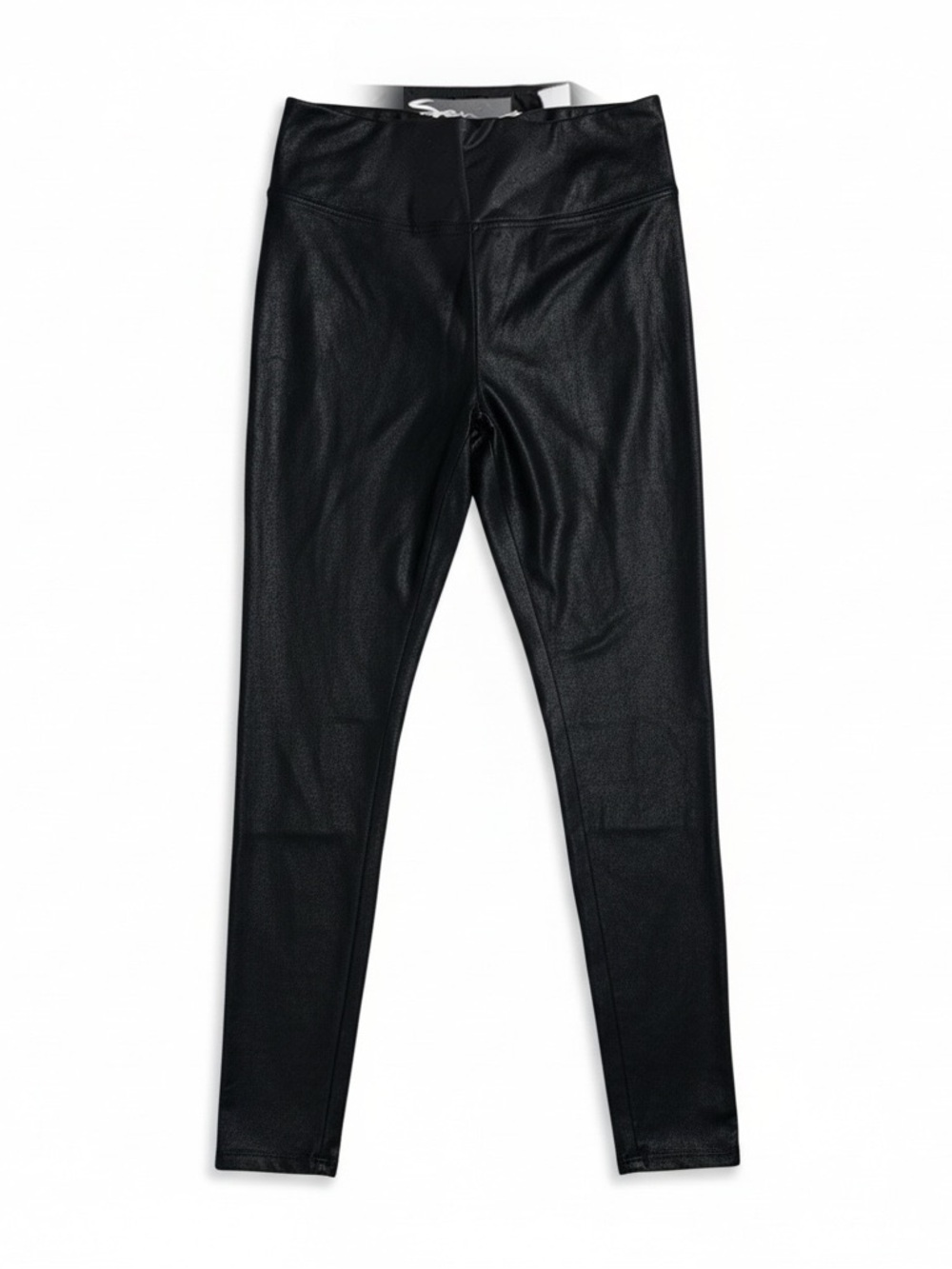 Seven Faux Leather Leggings Black Plus Size XXL High Waist Edgy‎ Moto Biker